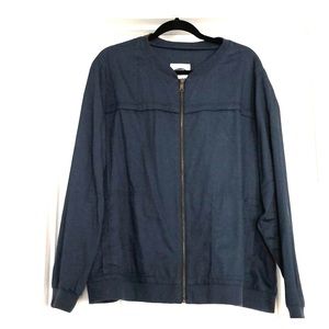 Old Navy Navy Blue Bomber XXL